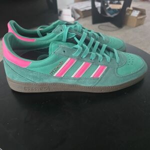 Adidas Spezial Green and Pink Sneakers Size 13